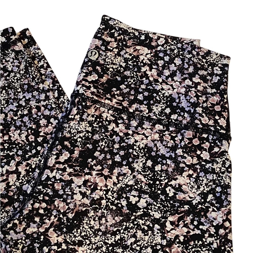 LULULEMON Wunder Under Leggings High Rise Tight Full On Luxtreme Floral Spritz 8